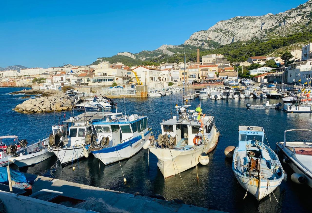 Authentique T3 Calme Entre Mer Et Calanques Марсилия Екстериор снимка