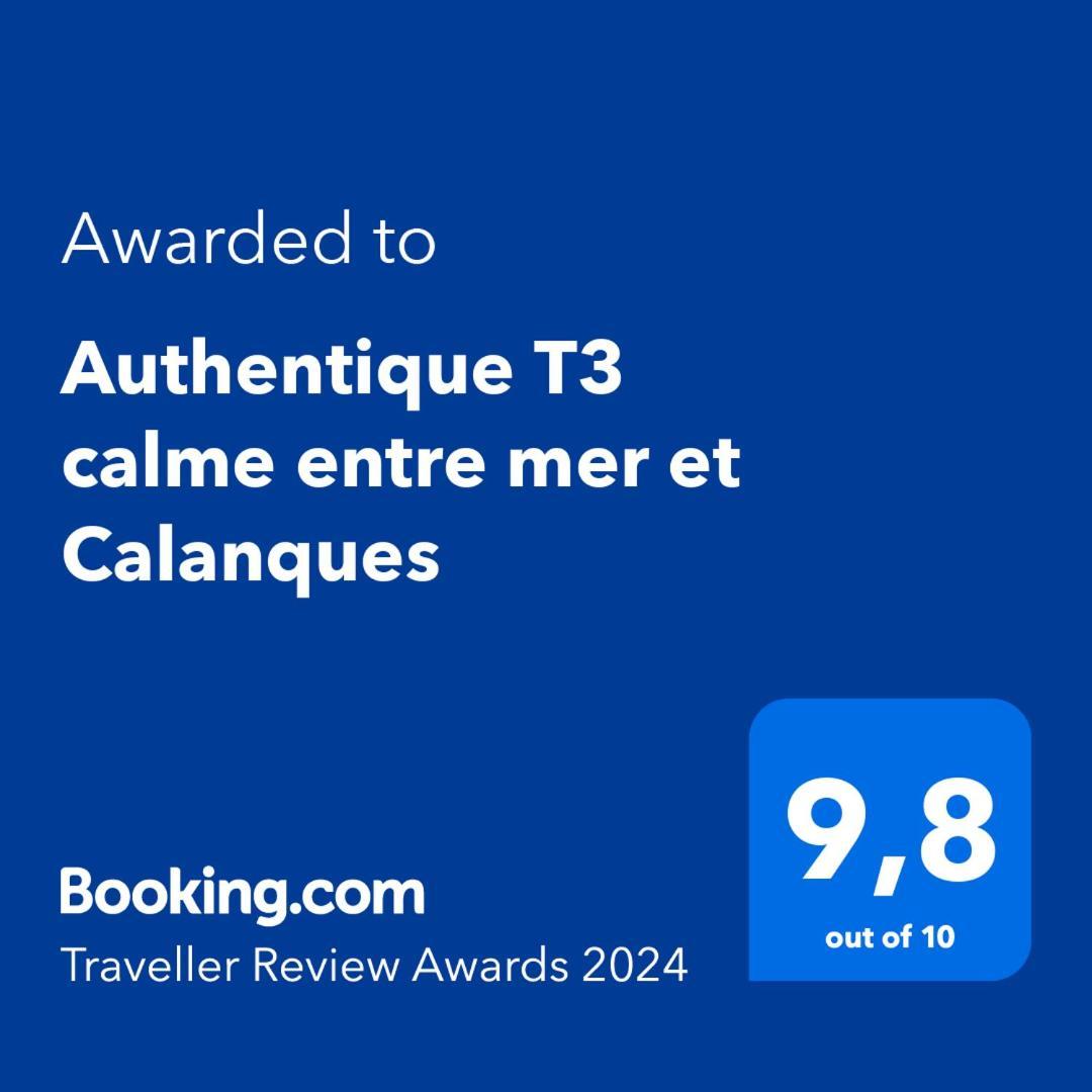 Authentique T3 Calme Entre Mer Et Calanques Марсилия Екстериор снимка